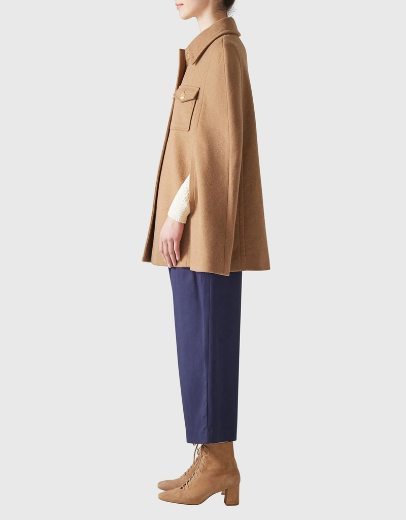LK Bennett Carter Recycled Wool Cape (ジャケット) IFCHIC.COM