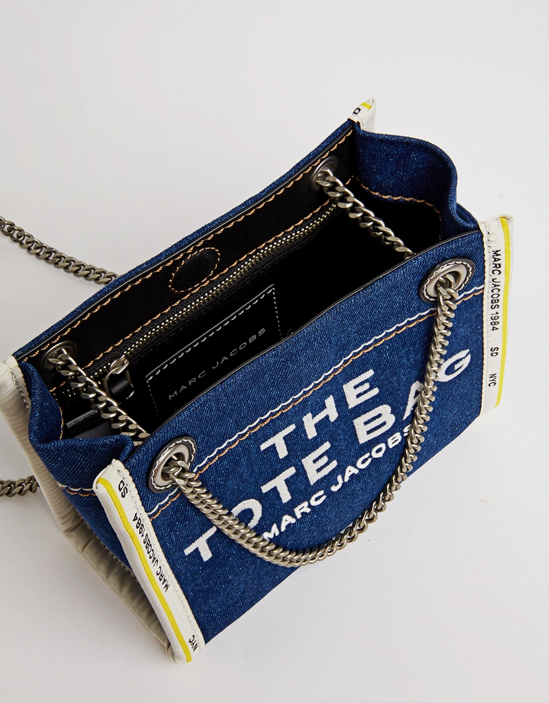 Marc Jacobs The Mini Denim Chain Crossbody Tote Bag (Shoulder bags