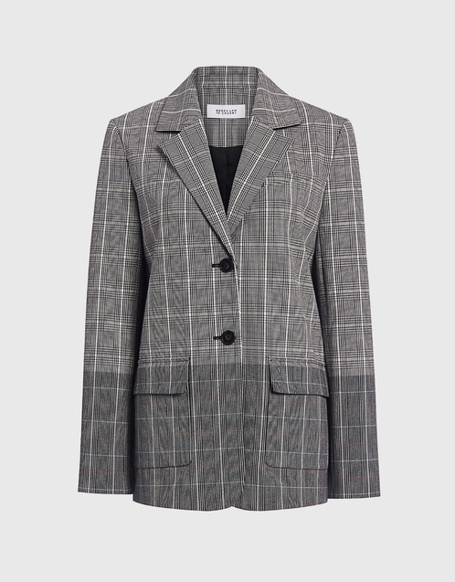 Derek Lam 10 Crosby Two-toned Plaid 