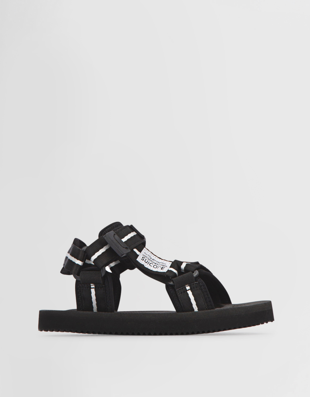 Palm Angels x suicoke スポーツサンダル ブラック Palm Angels Kids Palm Angels X Suicok Velcro Strap Open Toe