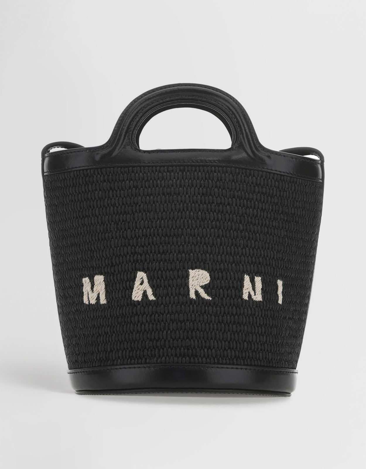Marni Tropicalia Leather And Raffia Bucket Bag　マルニ トロピカリア レザー＆ラフィア バケットバッグ Marni