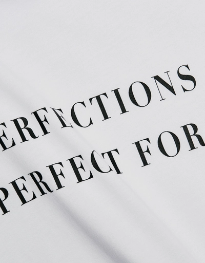 Imperfections Are Perfect For Me 標語T恤