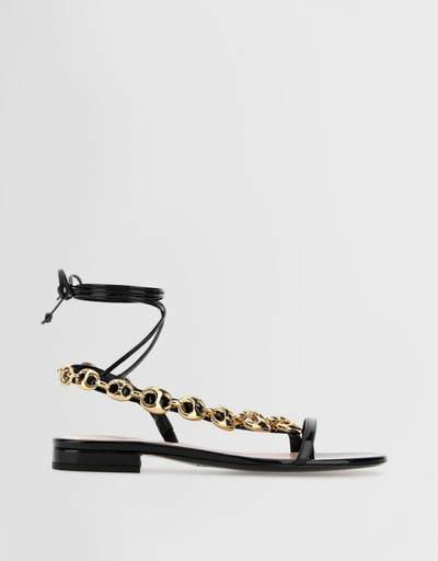 GUCCI ブラック フラットサンダル Gucci フラットサンダル | サンダル 新作・セール | IFCHIC ジャパン