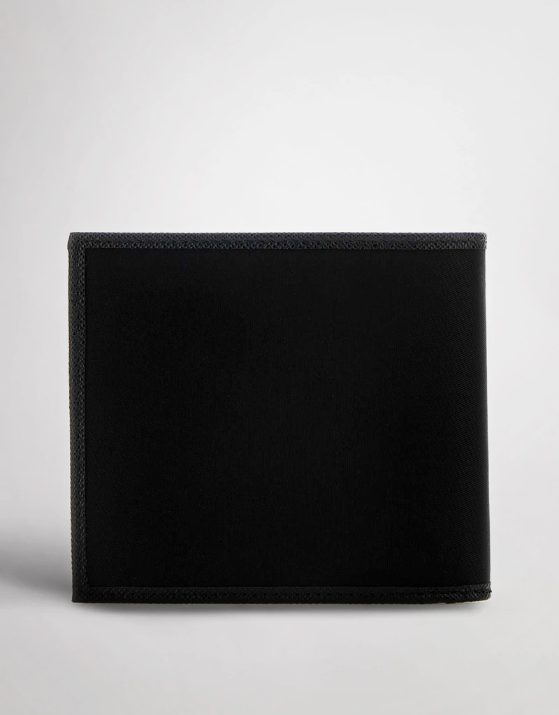 Prada メンズ's Triangle Logo Bifold Wallet () IFCHIC.COM