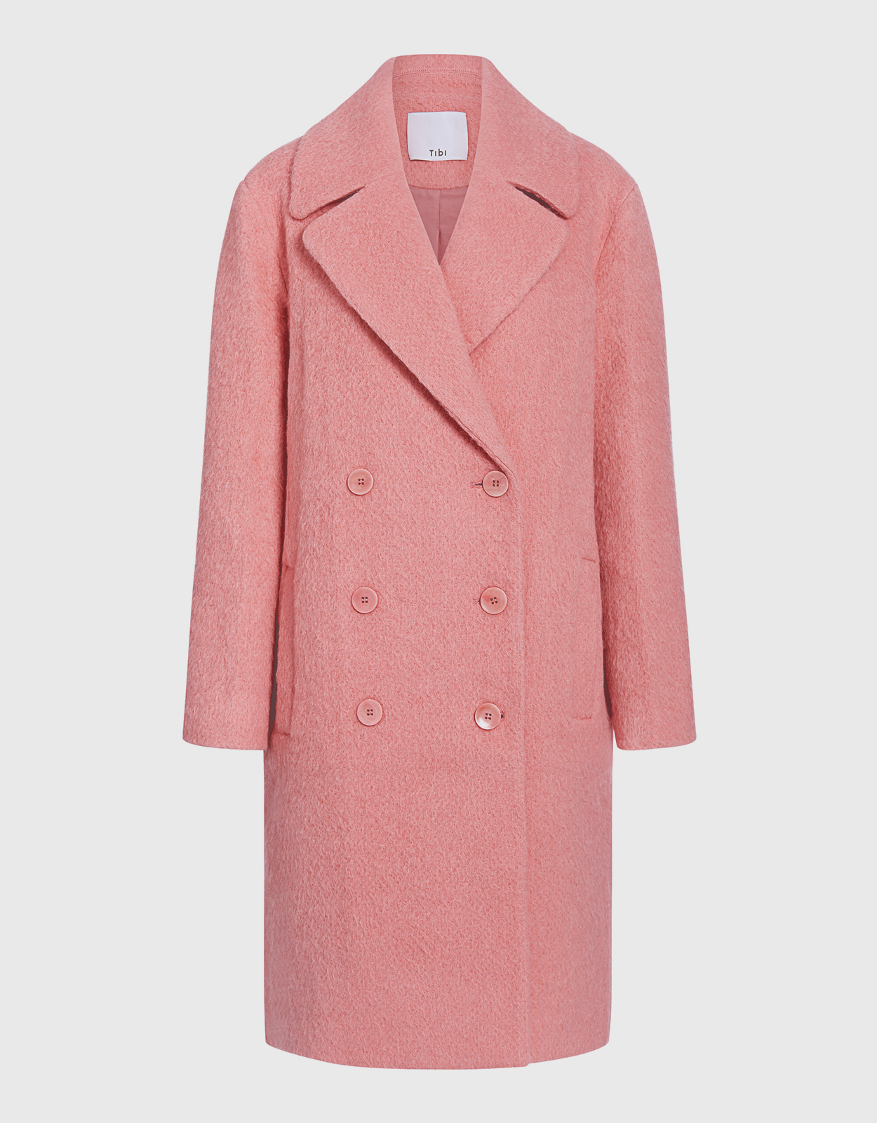 tibi pink coat
