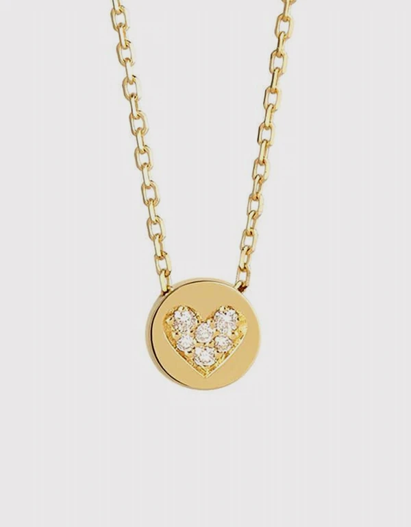 Ruifier Jewelry  Modern Words Fine-Big Love Necklace