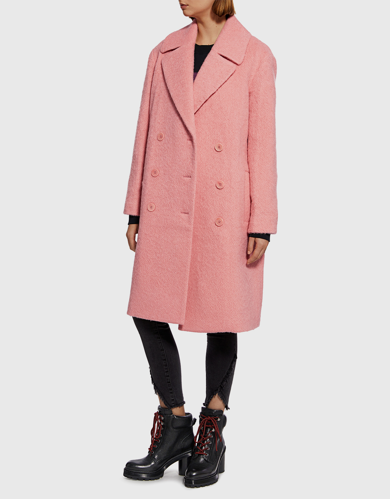 tibi pink coat