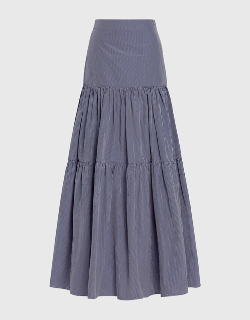 Alexis Laurel Tier High Waist Maxi Skirt (Skirts,Maxi) IFCHIC.COM