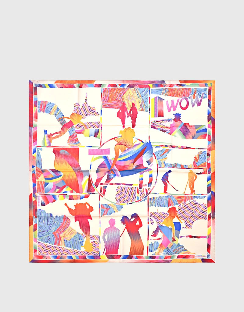 Hermès Hermès Wow Marble Silk 90 Silk Scarf (スカーフ) IFCHIC.COM