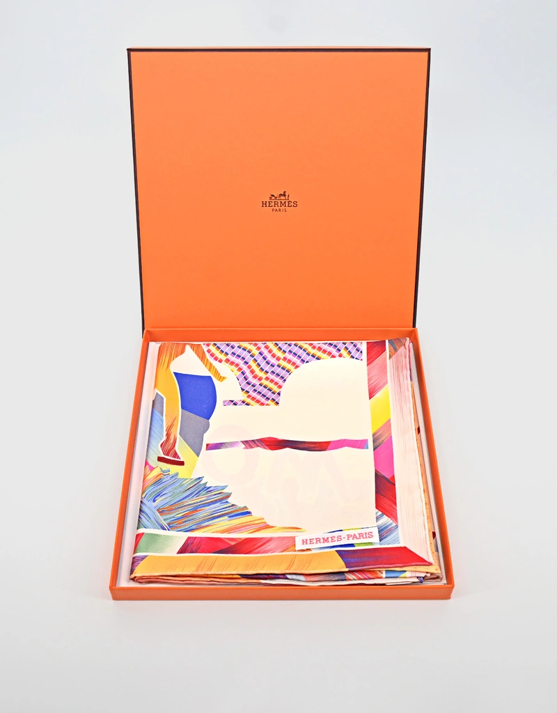 Hermès Hermès Wow Marble Silk 90 Silk Scarf (スカーフ) IFCHIC.COM