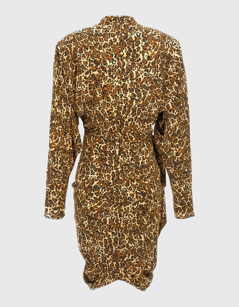 white christmas dresses Leopard Print Mini Dress main image 1