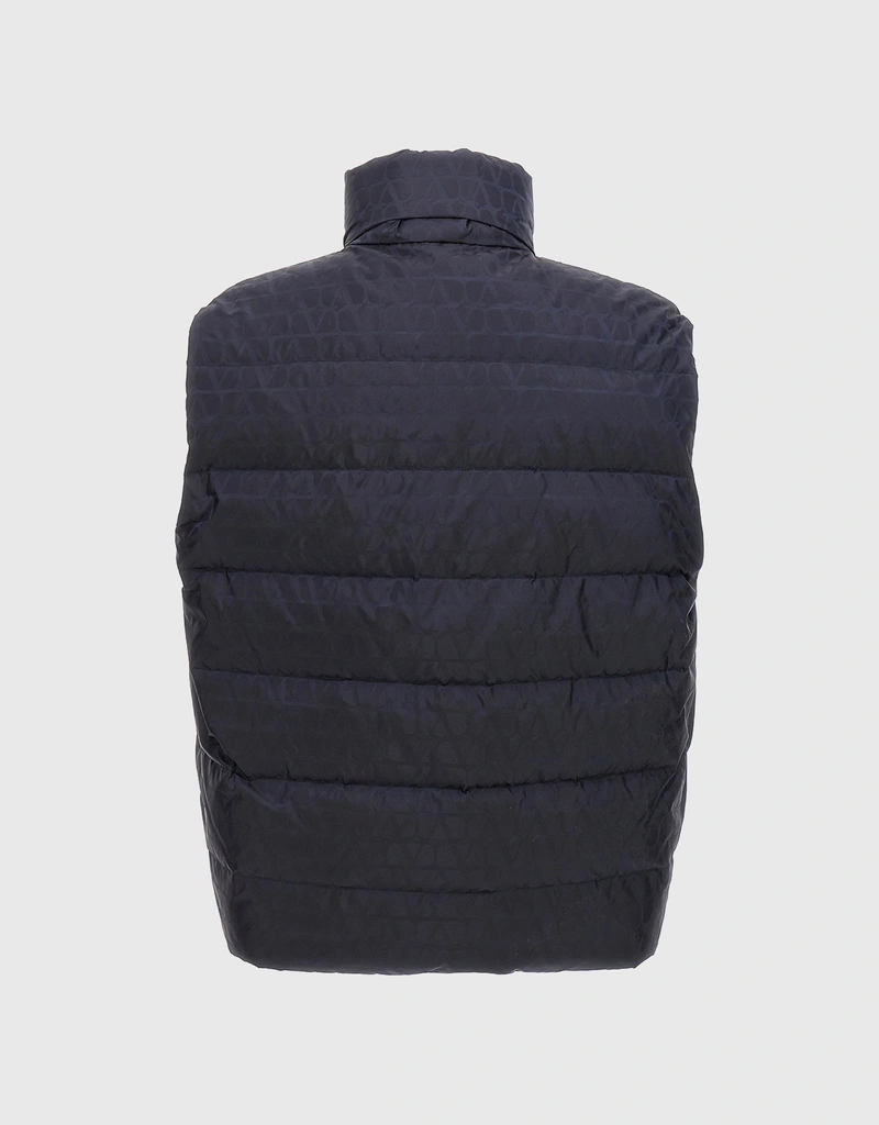 Valentino Garavani メンズ's Toile Iconographe Nylon Padded Vest