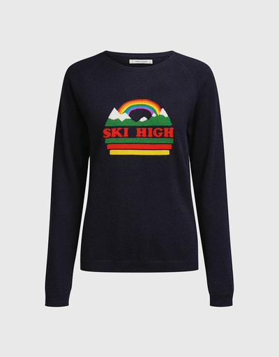 Ski High Rainbow Cashmere-blend Sweater
