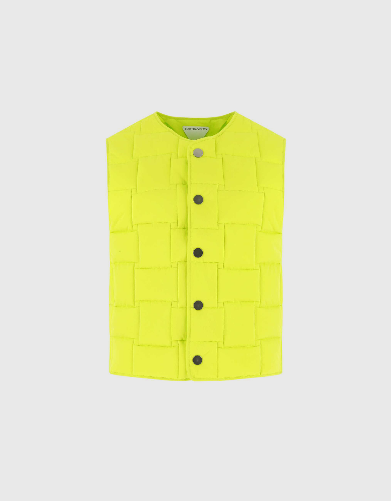 BOTTEGA VENETA Bottega Veneta Intrecciato Patterned Padded Vest - XS　ボッテガ・ヴェネタ イントレチャート柄パッド入りベスト - XS