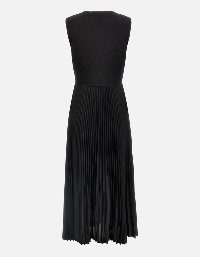 chinese dress ladies Red Pleated Halter Midi Dress - All Dresses main image 1