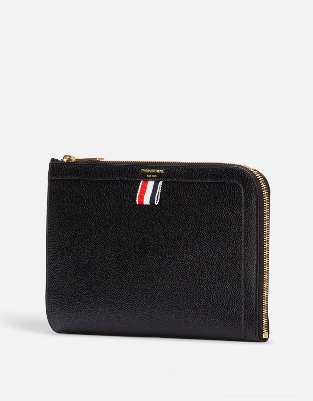 THOM BROWN ポーチ Thom Browne メンズ's Logo Printed Zipped Pouch () IFCHIC.COM