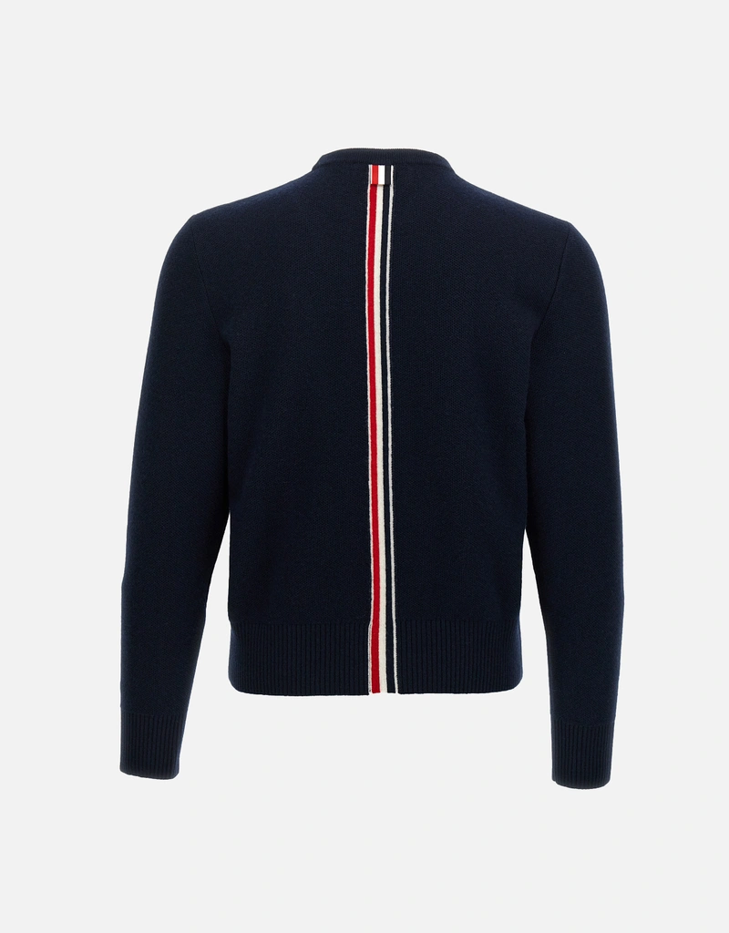 Thom Browne メンズ's RWB Virgin Wool Crew Neck Sweater () IFCHIC.COM