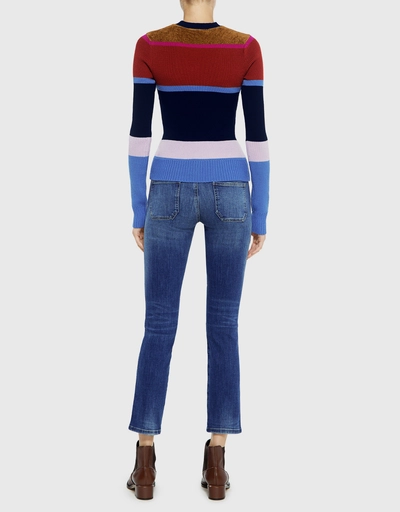 Color Striped Sweater