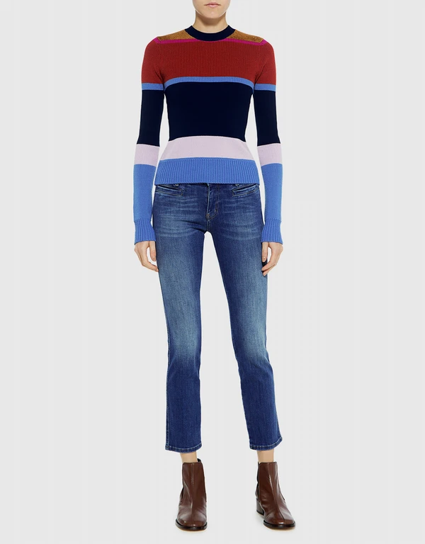 Derek Lam 10 Crosby Color Striped Sweater