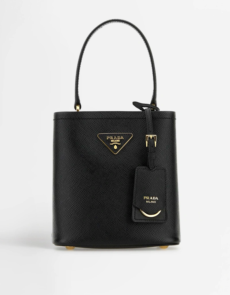 定価約40万 ✨着用数回 鑑定済✨ プラダ パニエ ハンドバッグ レザー Prada Panier Small Leather Handbag () IFCHIC.COM