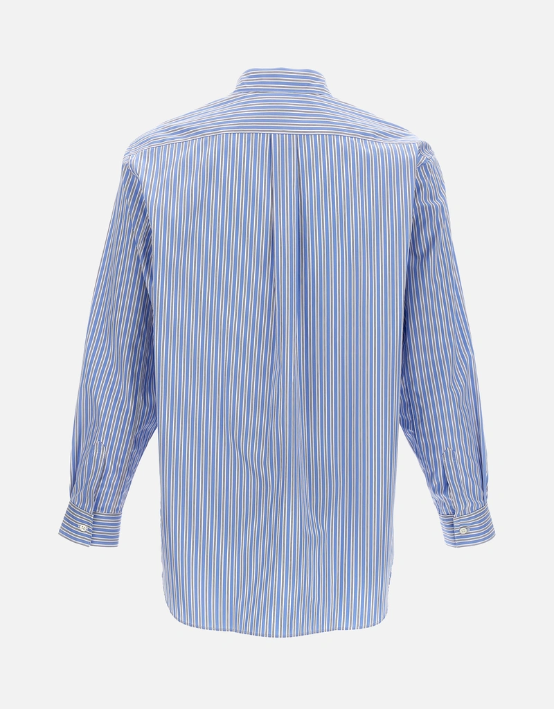 アーカイブCOMME des GARÇONS SHIRT長袖シャツ ライトブルー Comme des Garcons Shirt メンズ's Forever Cotton Long-Sleeved Shirt