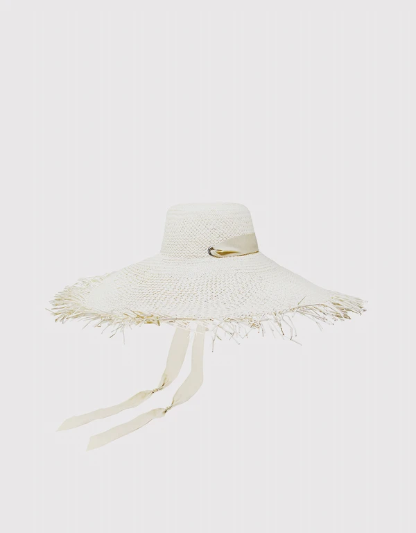 Extra Long Brim Panama Hat