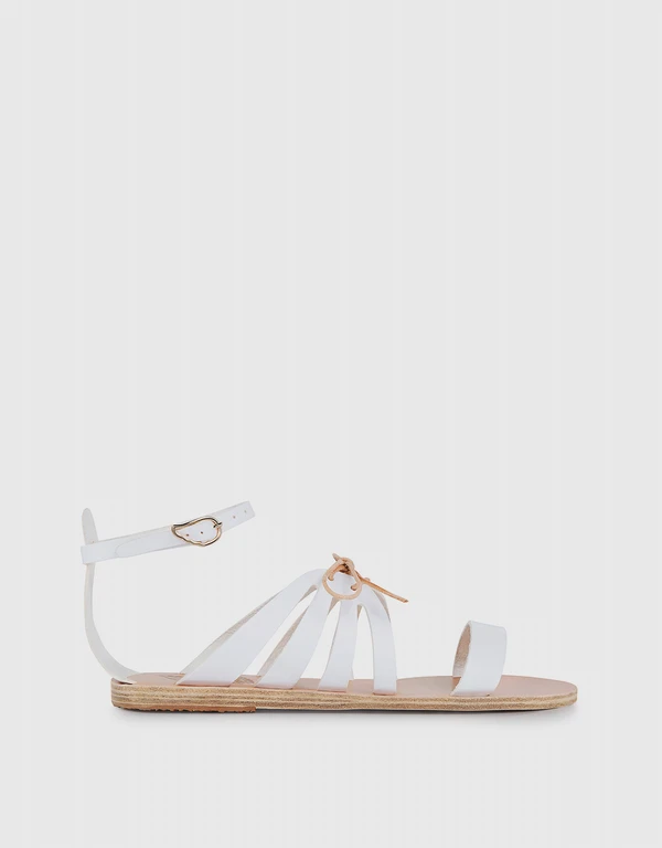 IPHIGENIA Lace Up leather sandals