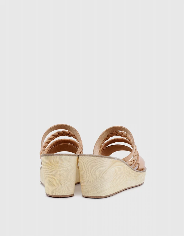 Helene leather Platform sandals
