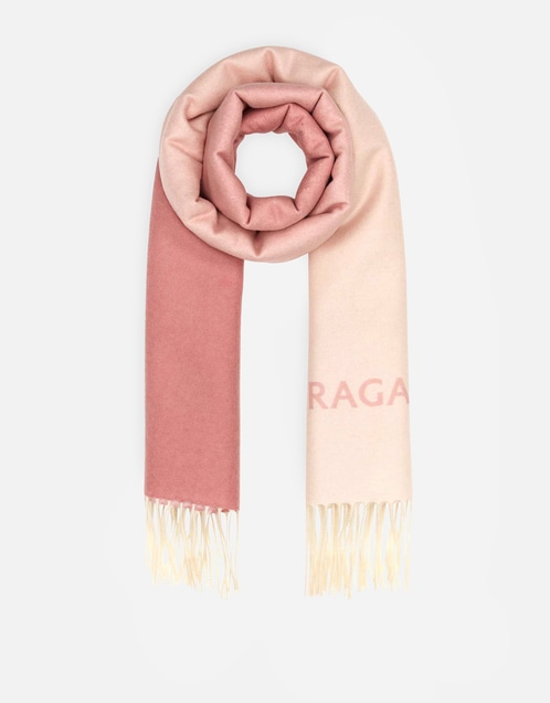 SalvatoreFerragamo フェラガモ ストール シルクウール ピンク Salvatore Ferragamo Logo Cashmere Scarf () IFCHIC.COM
