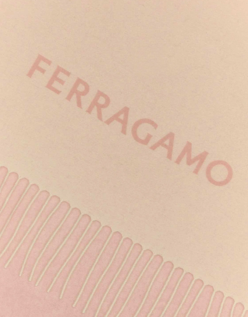 Salvatore Ferragamo Logo Cashmere Scarf () IFCHIC.COM