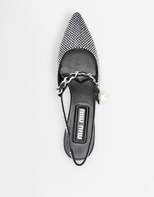 Miu Miu ハイヒールスリングバックシューズ | Slingbacks 新作・セール