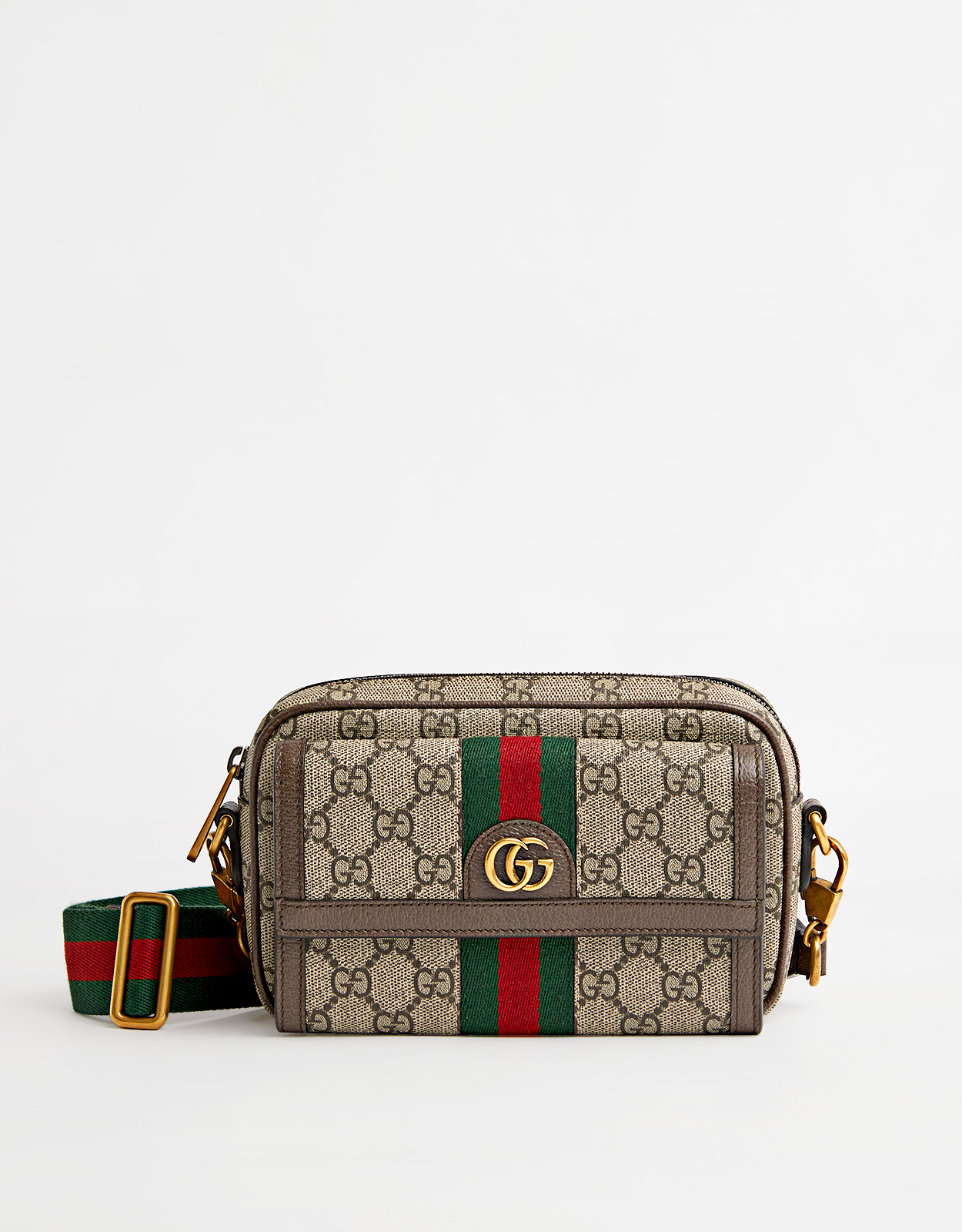 Gucci Ophidia Mini GG Supreme Canvas Crossbody Bag () IFCHIC.COM