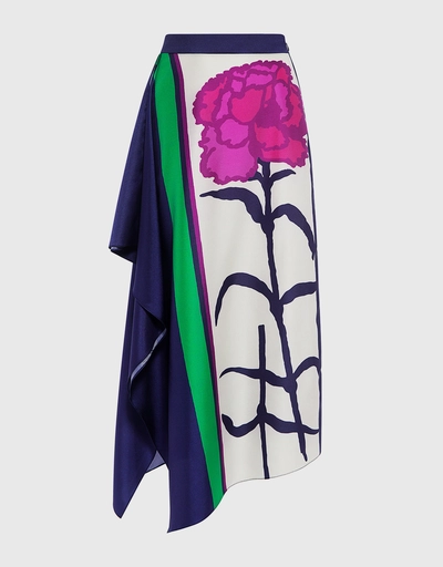 Floral June Midi Skirt