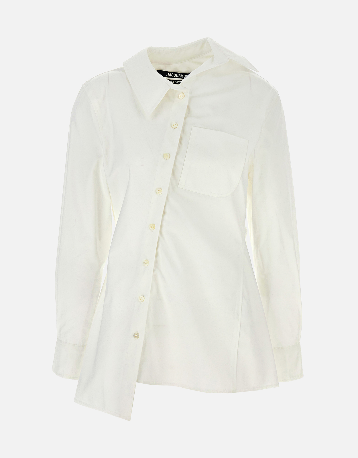 Jacquemus La Pablo Cotton Asymmetric Shirt - FR 34　Jacquemus La Pablo コットン アシンメトリー シャツ - FR 34 Jacquemus