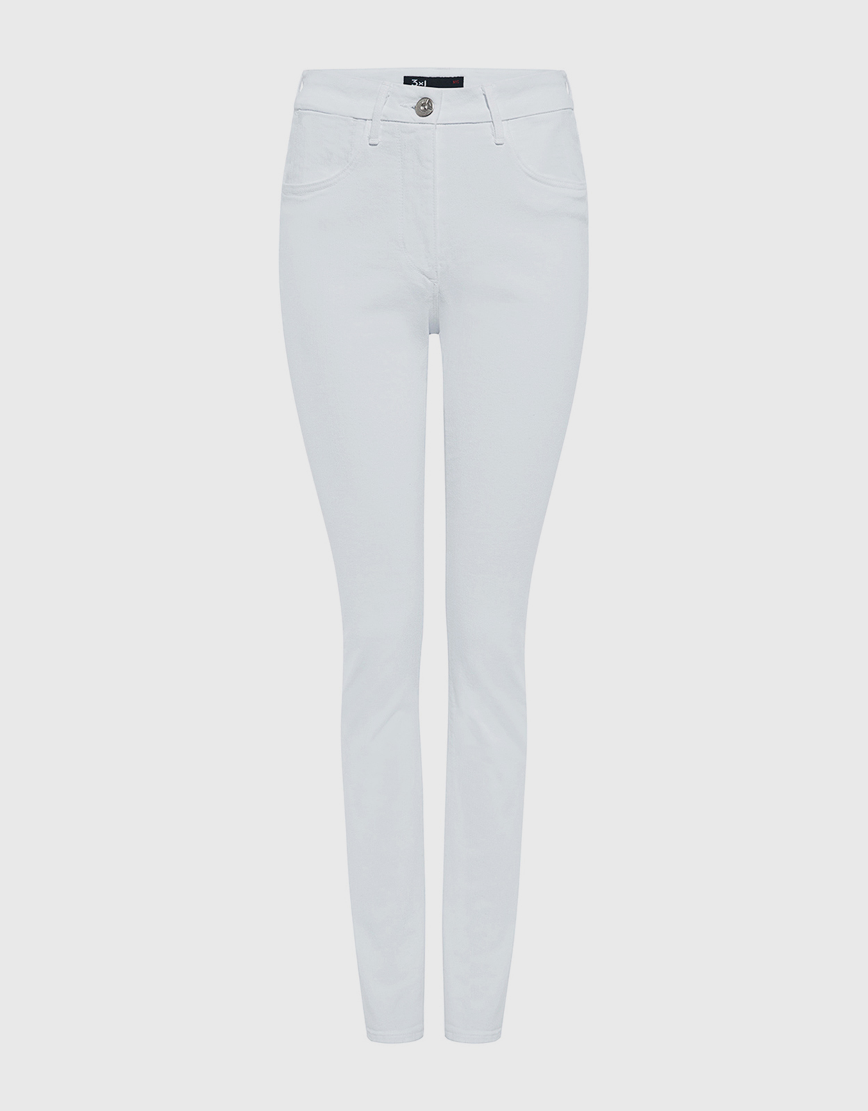 3x1 High Rise Channel Seam Skinny Jeans 