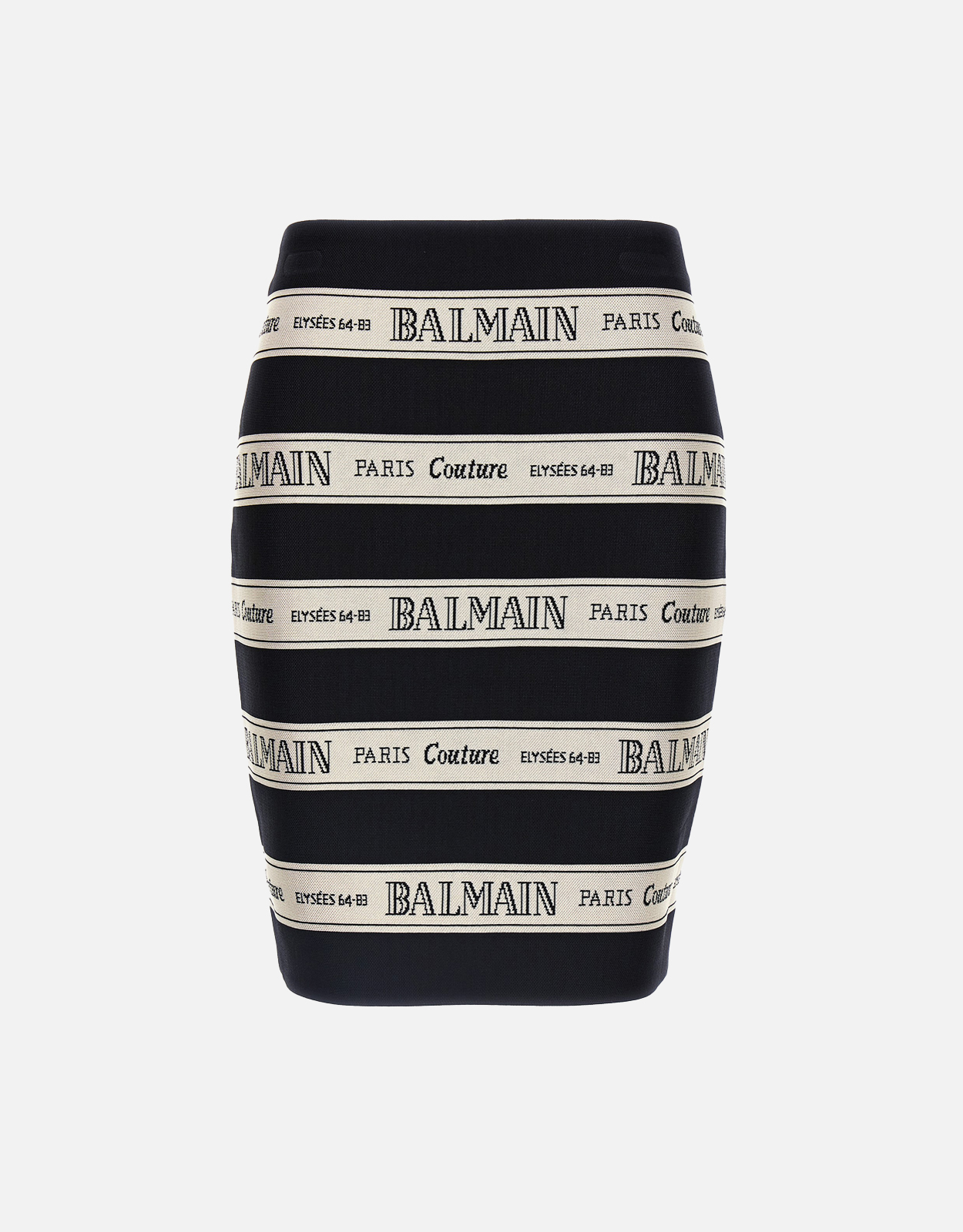 Balmain Nastro Balmain Ribbon Jacquard Mini Skirt - FR 30