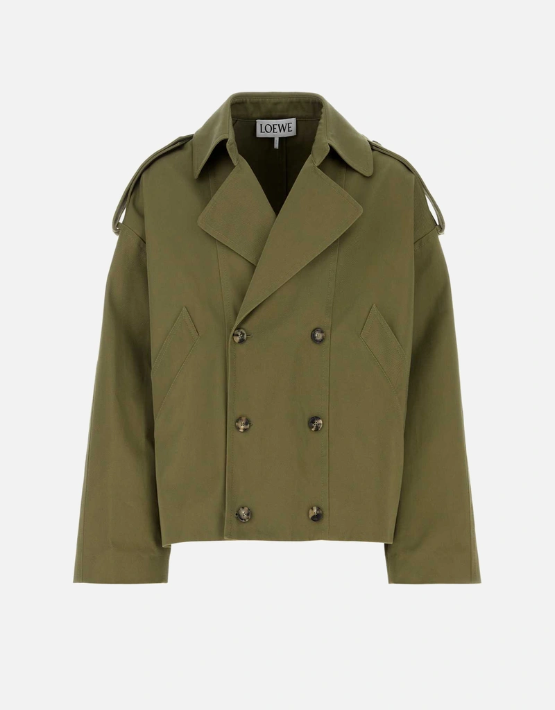 Loewe Men's Cotton Trench Coat () IFCHIC.COM