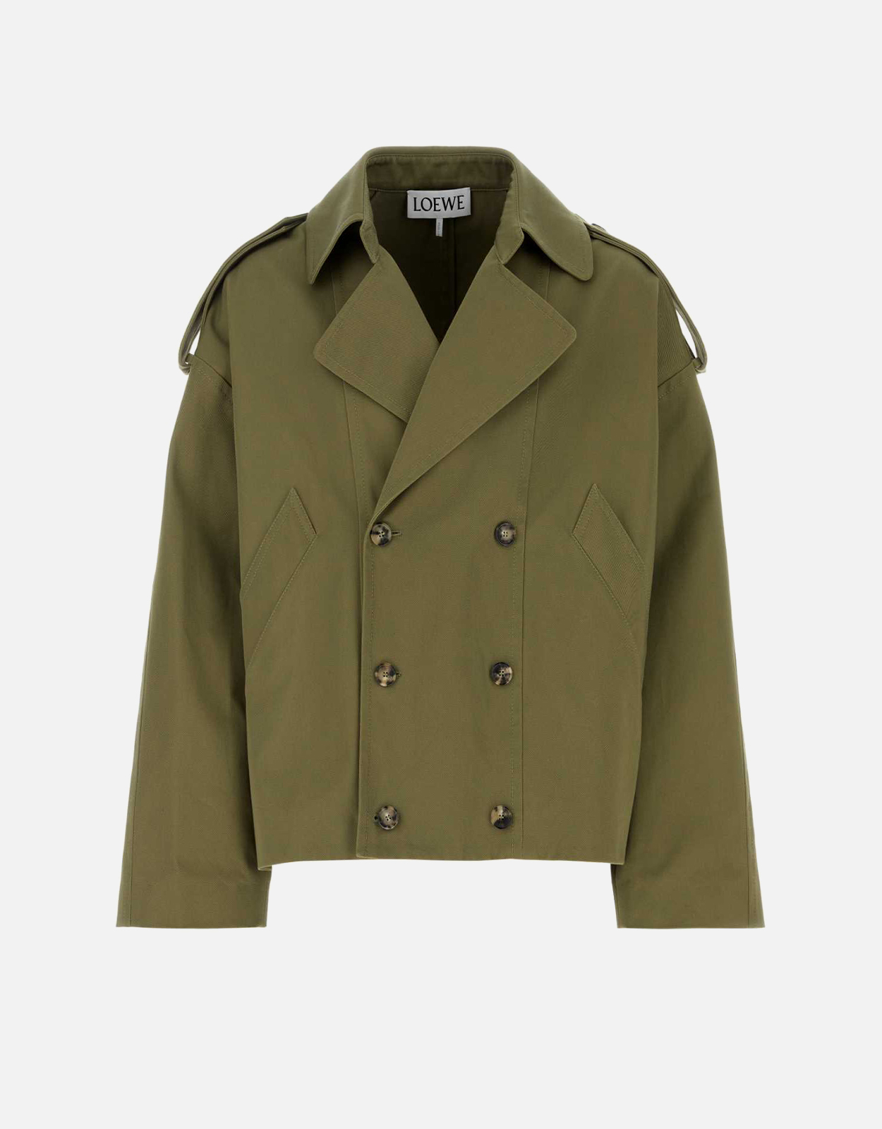 Loewe Men's Cotton Trench Coat - IT 48　ロエベ メンズ コットン トレンチコート - IT 48 Loewe
