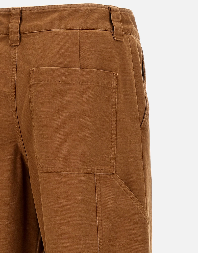 A.P.C. Unisex Fergus Canvas Wide-Leg Pants () IFCHIC.COM
