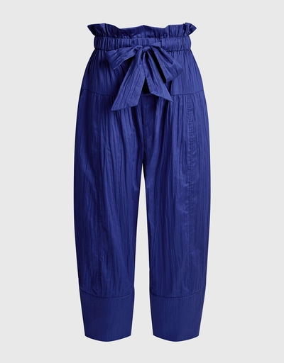 Cora Belted Tapered Pants