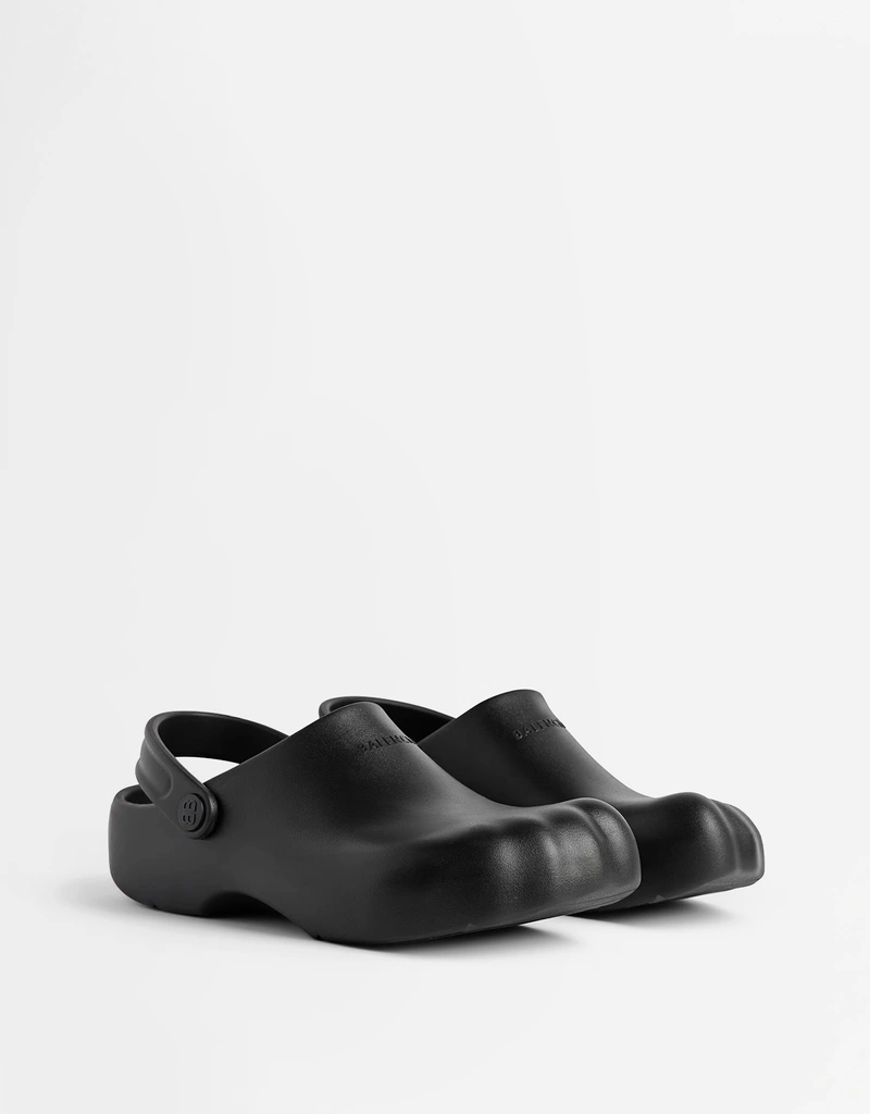 Balenciaga Sunday Rubber Molded Mules (ミュール,フラットミュール