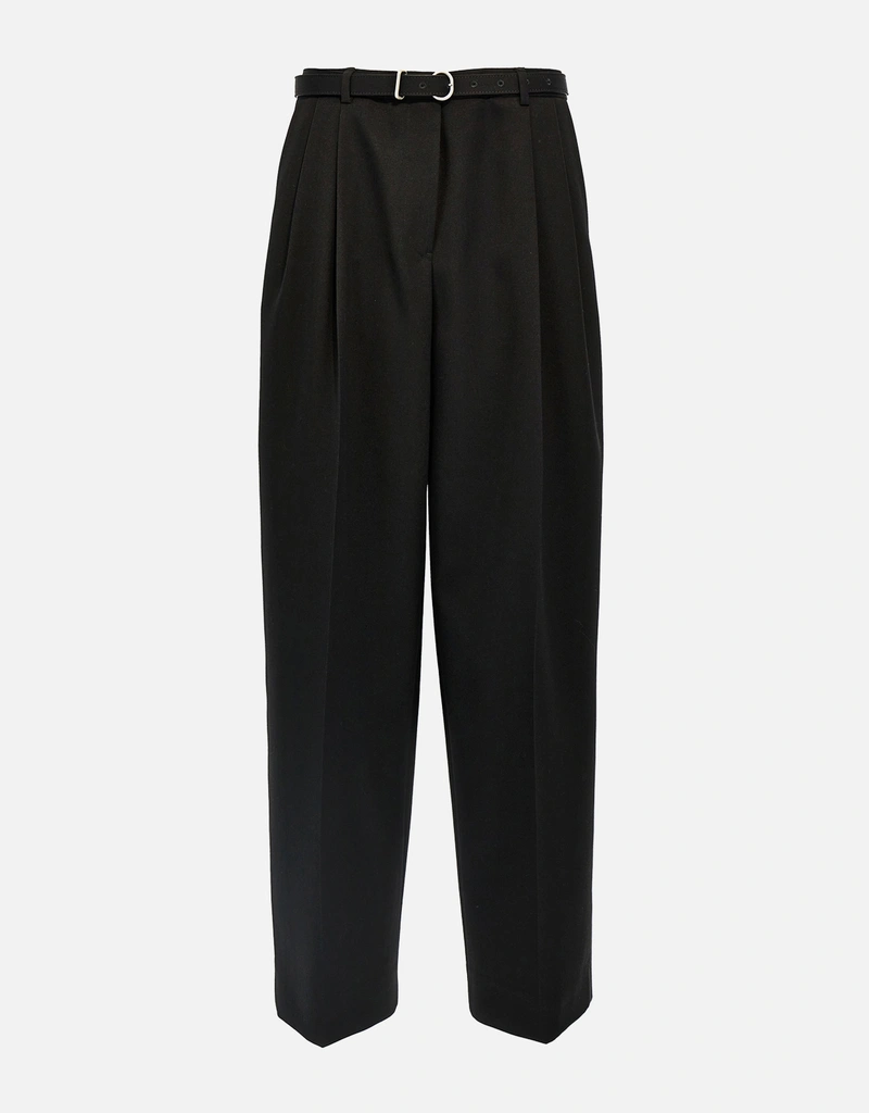 Jil Sander Wool Wide And Straight Leg Pants () IFCHIC.COM