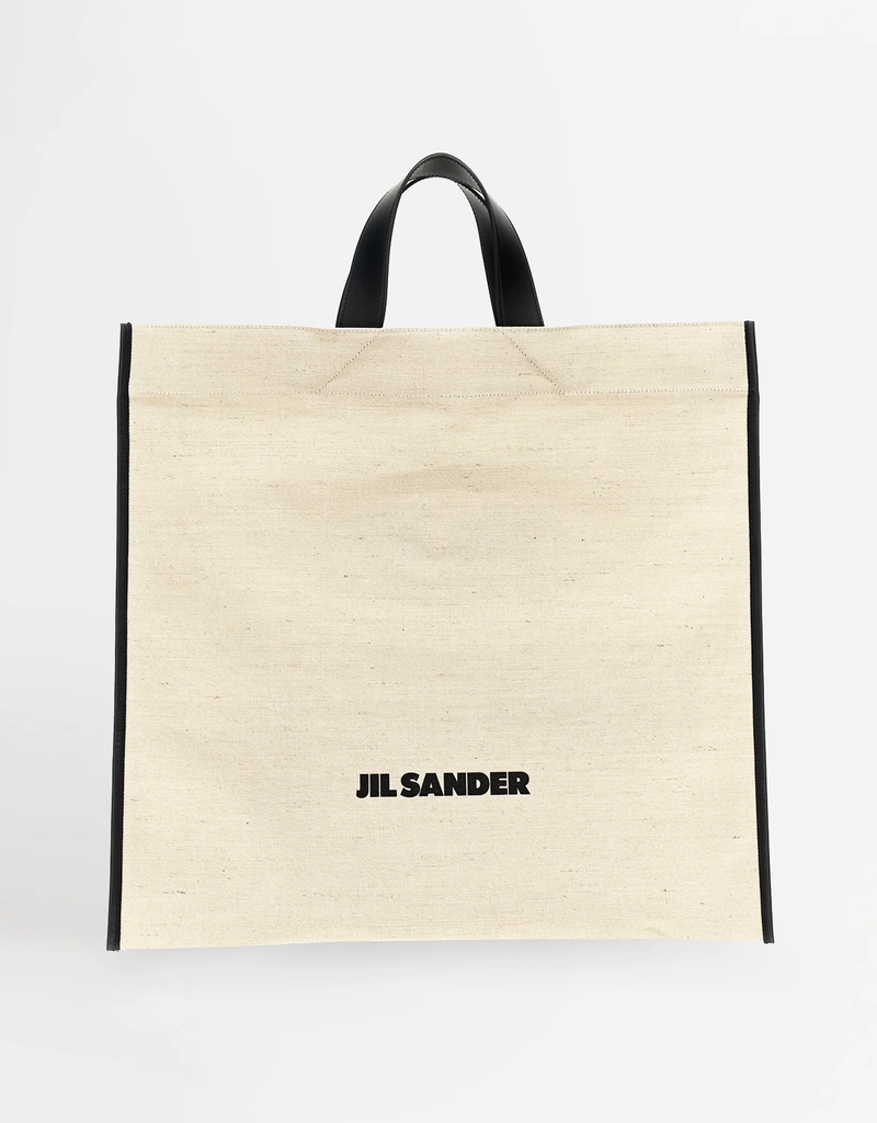Jil Sander Canvas Shopping Bag () IFCHIC.COM