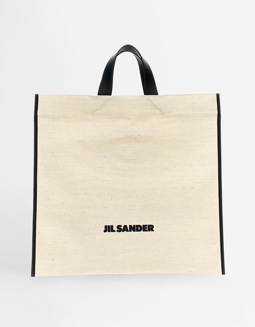 JIL SANDER ショッピングバッグ Jil Sander Canvas Shopping Bag () IFCHIC.COM