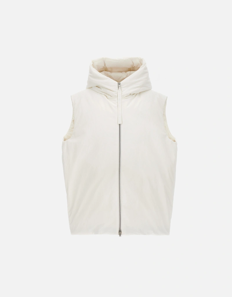 Jil Sander Men's Padded Nylon With Hood Vest () IFCHIC.COM