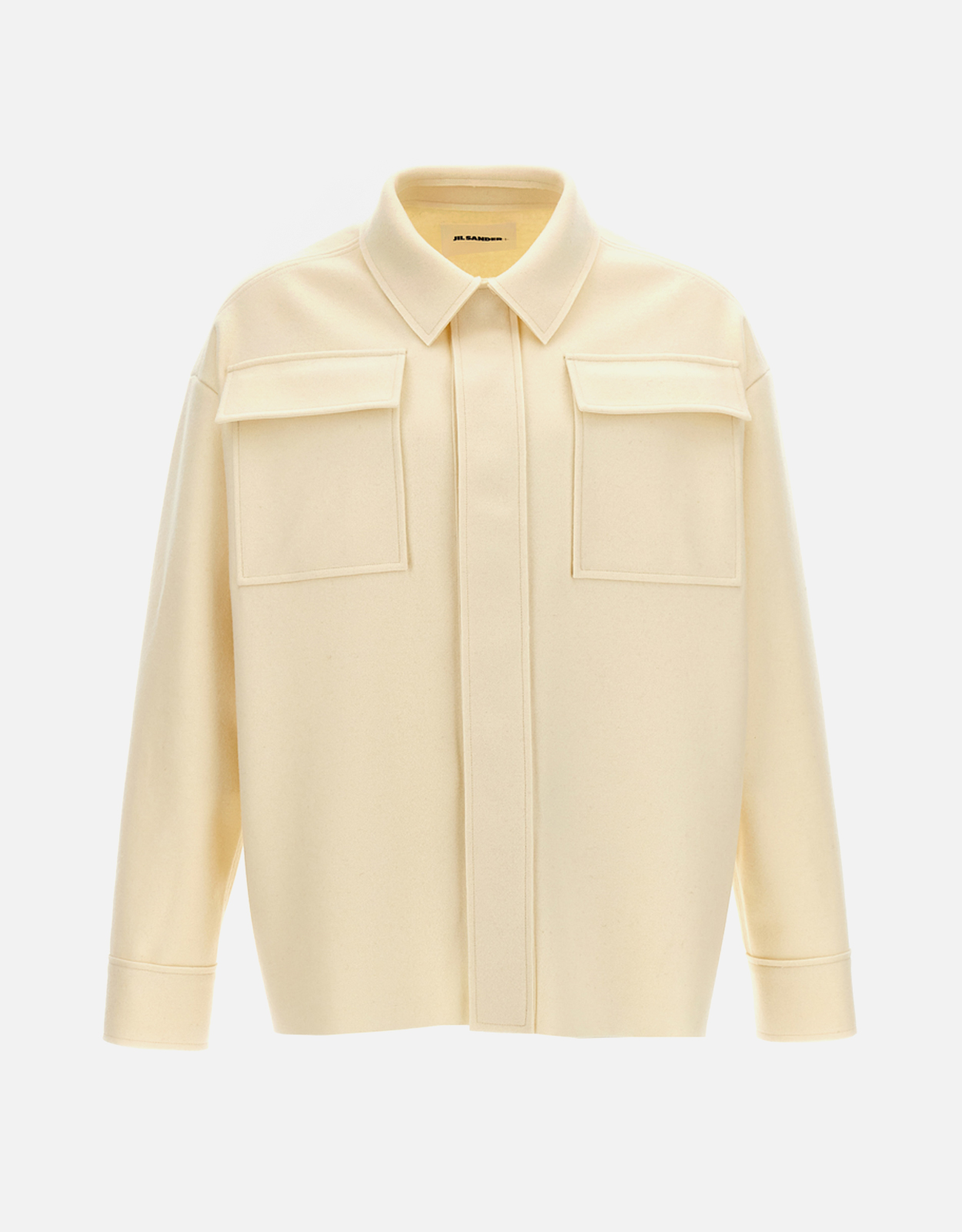 Jil Sander Men's Wool Blend Cloth Shirt () IFCHIC.COM