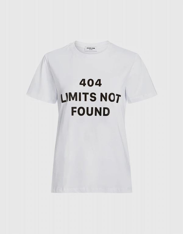 404 Limits Not Found Slogan Tee