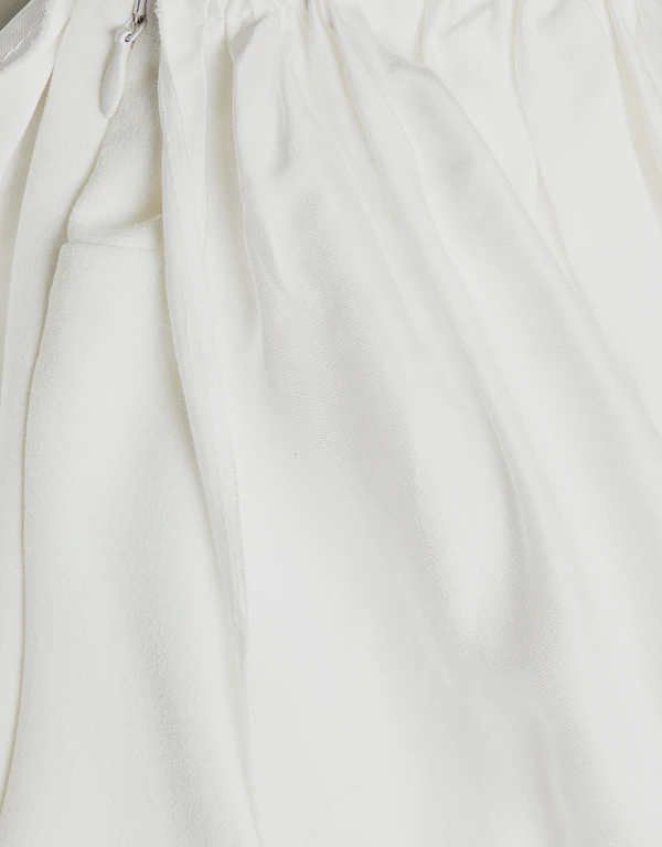 Solace London Lison Ruffled One-shoulder Maxi Dress