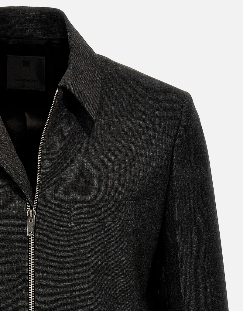 Givenchy Men's Wool Cropped Blouson Jacket () IFCHIC.COM