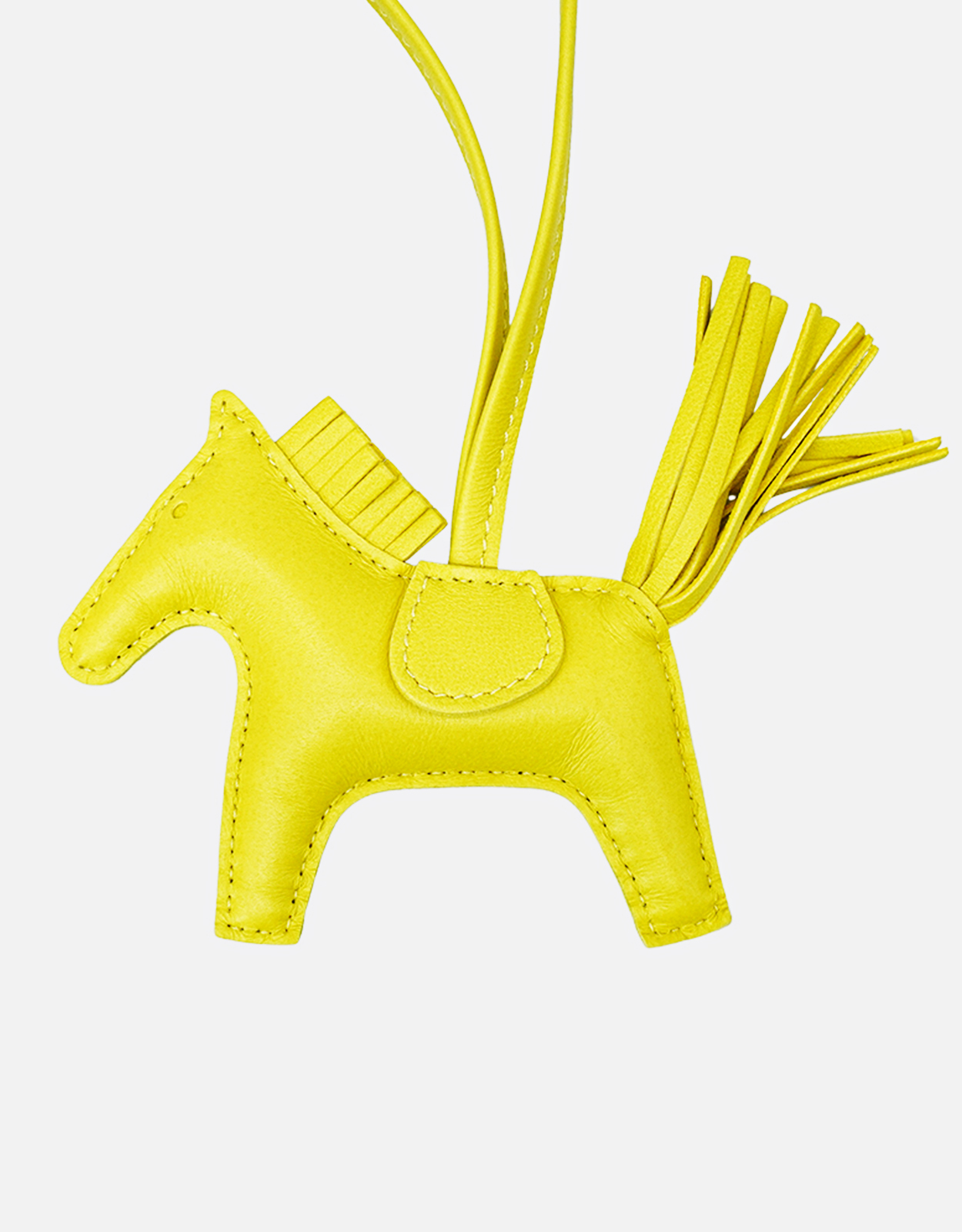 HERMES ロデオチャーム イエロー Hermès Hermès Rodeo PM Lambskin Horse Bag Charm () IFCHIC.COM